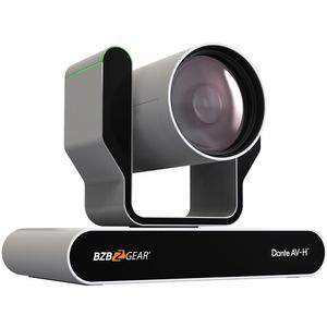 BZBGEAR 4K PTZ Auto-Tracking/Camera de transmisión en vivo con Tally y 12x Zoom (blanco)
