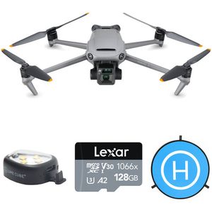 Combo DJI Mavic 3 Fly More con luz estroboscópica y kit microSD de 128 GB
