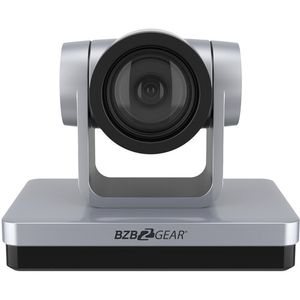 BZBGEAR Universal HDMI/SDI/USB Cámara PTZ de transmisión en vivo con zoom 12x (plata)