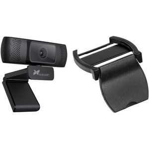 Cámara web Xcellon HDWC-WA10 Full HD con kit de cubierta de privacidad