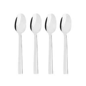 Set 4 Cucharas para Postre Acero Inoxidable