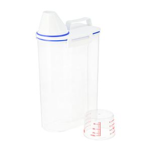 Contenedor con taza de medidas Plástico 3 L