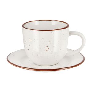 Taza Té con Plato Rústico