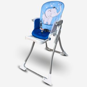 Silla De Comer Plegable Jungle Azul