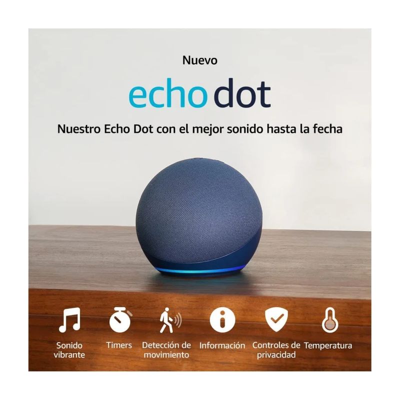 Echo Dot 3 generacion - Altavoz inteligente con Alexa - Real Plaza