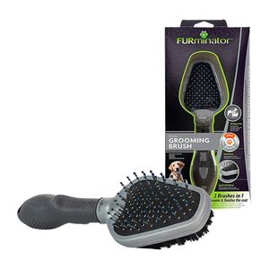 Furminator Dual Brush Dog & Cat Cepillo Doble Perros Y Gatos