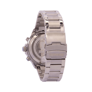 Reloj Boselli B523 Acuático Doble hora Color Plateado