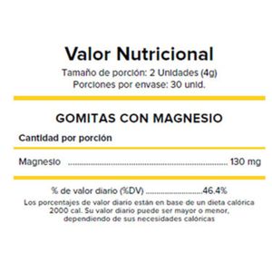 Gomitas con Magnesio Sabor Fresa Lima Naturals 60 unidades