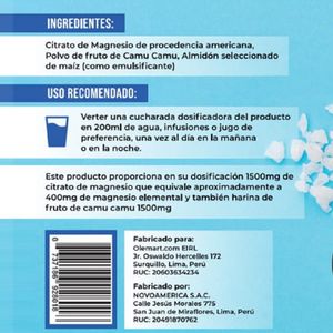 Citrato de Magnesio Lima Naturals 500 g