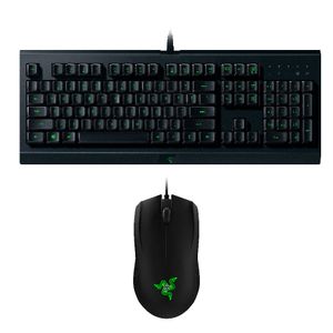 Kit Razer: Teclado Cyonsa Lite membrana, alámbrico, conexión usb + Mouse Abyssus Lite SP conexión usb, luces Chroma RGB