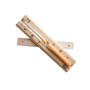 Reloj de Arena 15 Min. Base de Madera color natural Handscraft