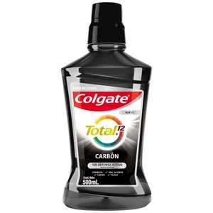 Enjuague Bucal COLGATE Total 12 Carbón Frasco 500ml