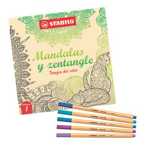 Libro de Mandalas y Zentangle Volumen 1  88/MAN-1