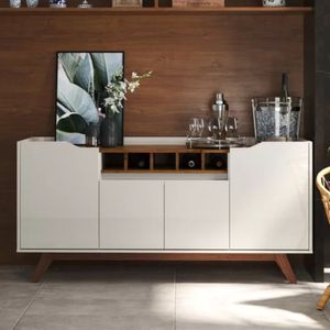 Aparador Vintage Moderno Nicola 152cm Blanco