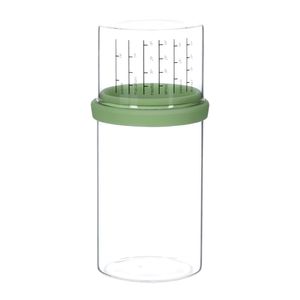 Frasco Vidrio con Tapa a Presión y Medida 850 ml