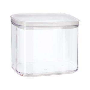 Canister Plástico con Tapa Hermética Cierre Lock 1000 ml
