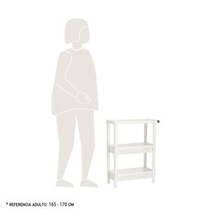Mueble Plástico Angosto 47,5x21,6x65cm
