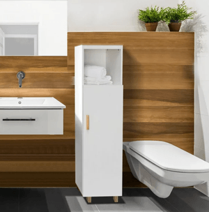 Organizador de Baño Tom Ventitas Home Blanco y Duna