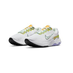Zapatillas Nike Renew Ride 3 PRM talla 5.5US color blanco con morado para mujer