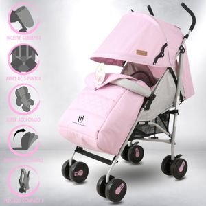 Coche Bastón Deportivo Sammy Deluxe Rosado