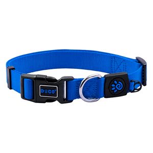 Collar De Perro Doco Nylon Ajustable  S Azul 1.5 X 27 a 37 cm