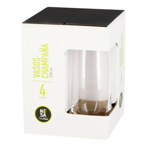 Set 4 Vasos Champaña