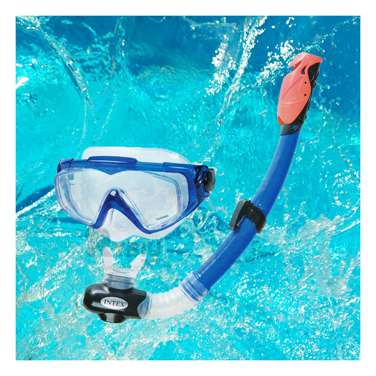 Pack de Buceo de Adultos con Gafas y Tubo Respirador