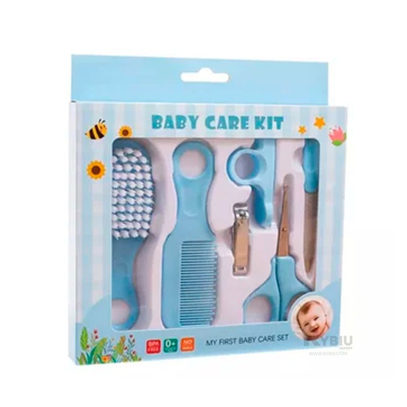 Kit Color Azul de Cuidado para Bebe Real Plaza