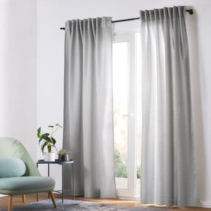 Set 2 Cortinas Texturadas con presillas