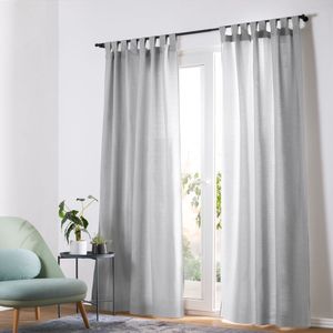 Set 2 Cortinas Texturadas con presillas