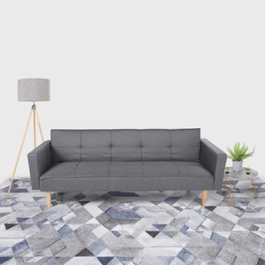 Sofá Cama Oslo + 2 Cojines Gris