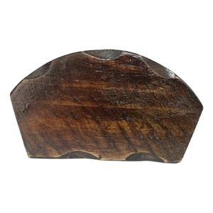 Servilletero Rectangular TimberTie en Madera Caoba