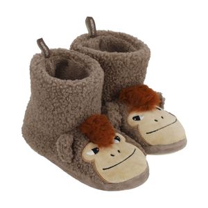 Pantufla Bota Peluda Infantil