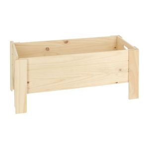 Jardinera Madera con Drenaje 60x30x30 cm