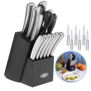 Juego de Cuchillos Oster 92272-14 Wellisford 14 Piezas Acero