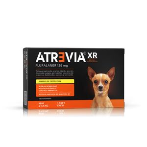 Antipulgas para Perro Atrevia Xr Mini 125 Mg 2 a 4.5 Kg