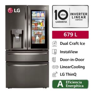 Refrigeradora LG French Door 679L LM85SXD Negro