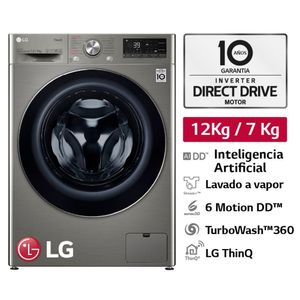 Lavaseca LG 12 Kg/7 Kg WD12PVC3S6C.APTGLGP Platino