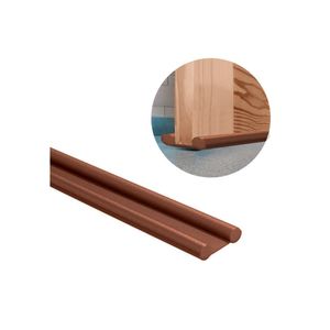 Burlete Flexible de Espuma 95cm Protección Sellado de Puerta Marron