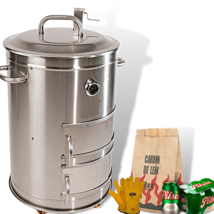 Cilindro Parrillero Inoxidable Grande - Grill Shop