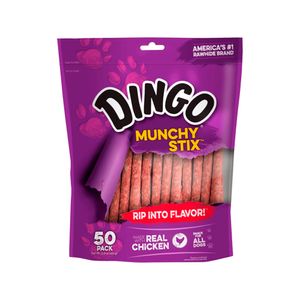 Snacks Para Perro Dingo Munchy Stix 50Un
