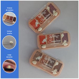 Mini Paleta de Sombras Waterproof Samantha 01