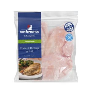 Filete de Pechuga de Pollo Congelado SAN FERNANDO x kg
