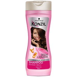 Shampoo KONZIL Seda Líquida Frasco 340ml