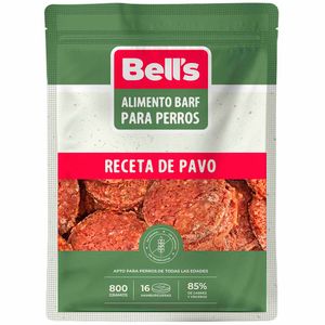 Comida para Perros BELLS Adulto Barf Pavo Doypack 800g