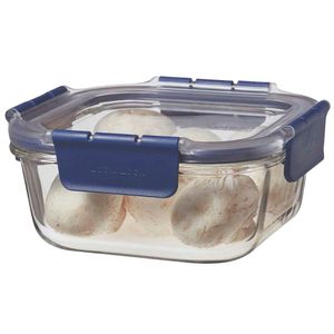 Táper Hermético LOCK&LOCK Vidrio Cuadrado 750ml