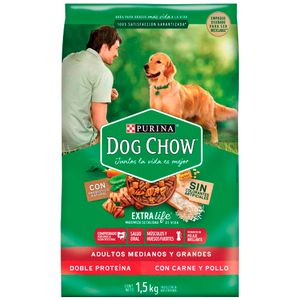 Comida para Perros DOG CHOW Mediano Grande Bolsa 1.5Kg