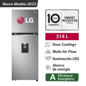 Refrigeradora LG Top Freezer GT31WPP 314L Plateada