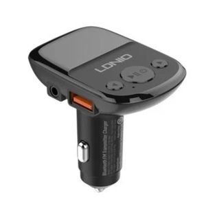 Cargador De Auto Con Bluetooth QC 3.0 Color Negro