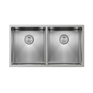 Lavadero para cocina acero 2 pozas 79x46 cm